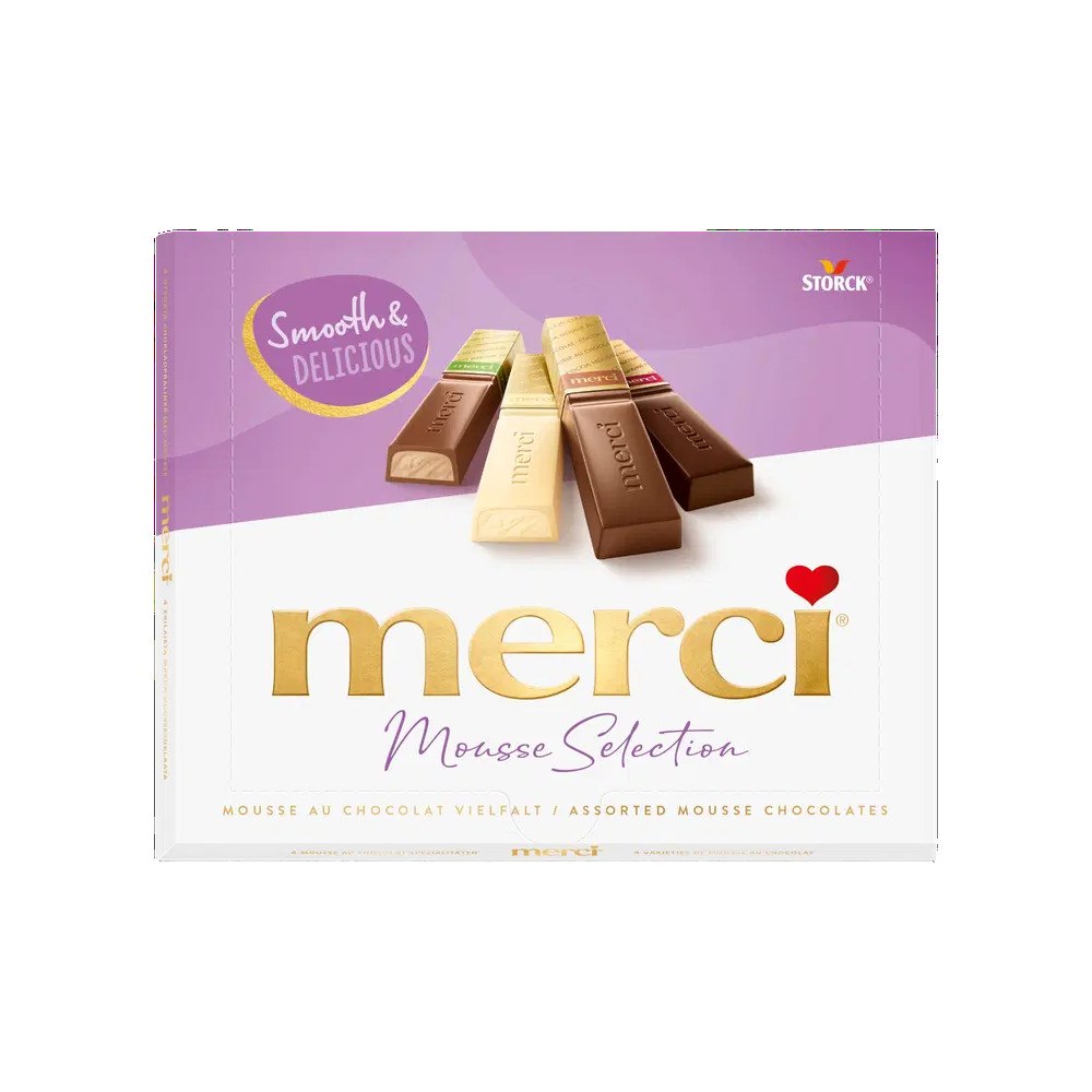MERCI Chokladpraliner Mousse 210 g (Utgånget datum)