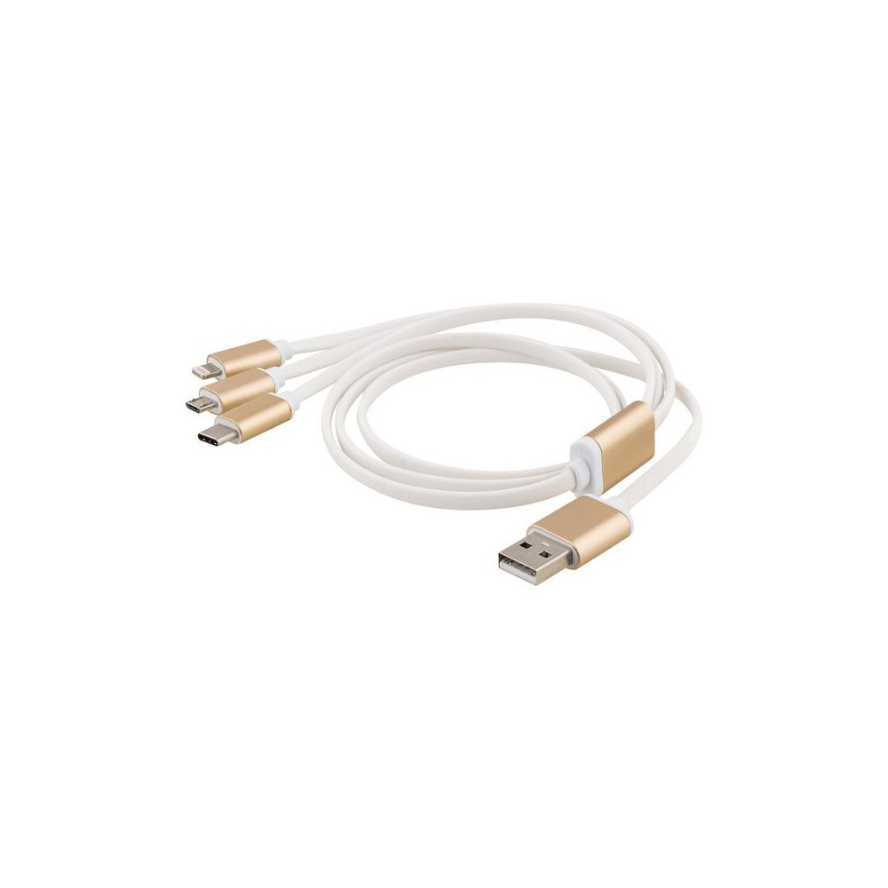 No Brand Adapter USB-A-Lightning/USB-C/USB-micro