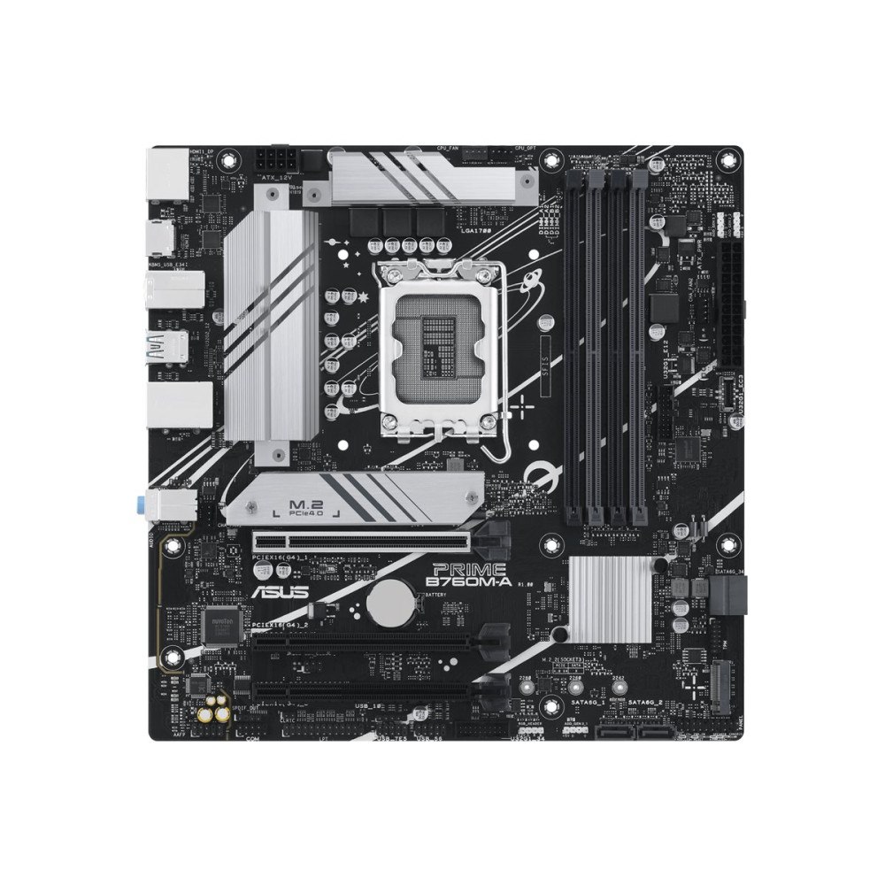 ASUSTeK COMPUTER ASUS PRIME B760M-A-CSM - moderkort - micro ATX - LGA1700-uttag - B760