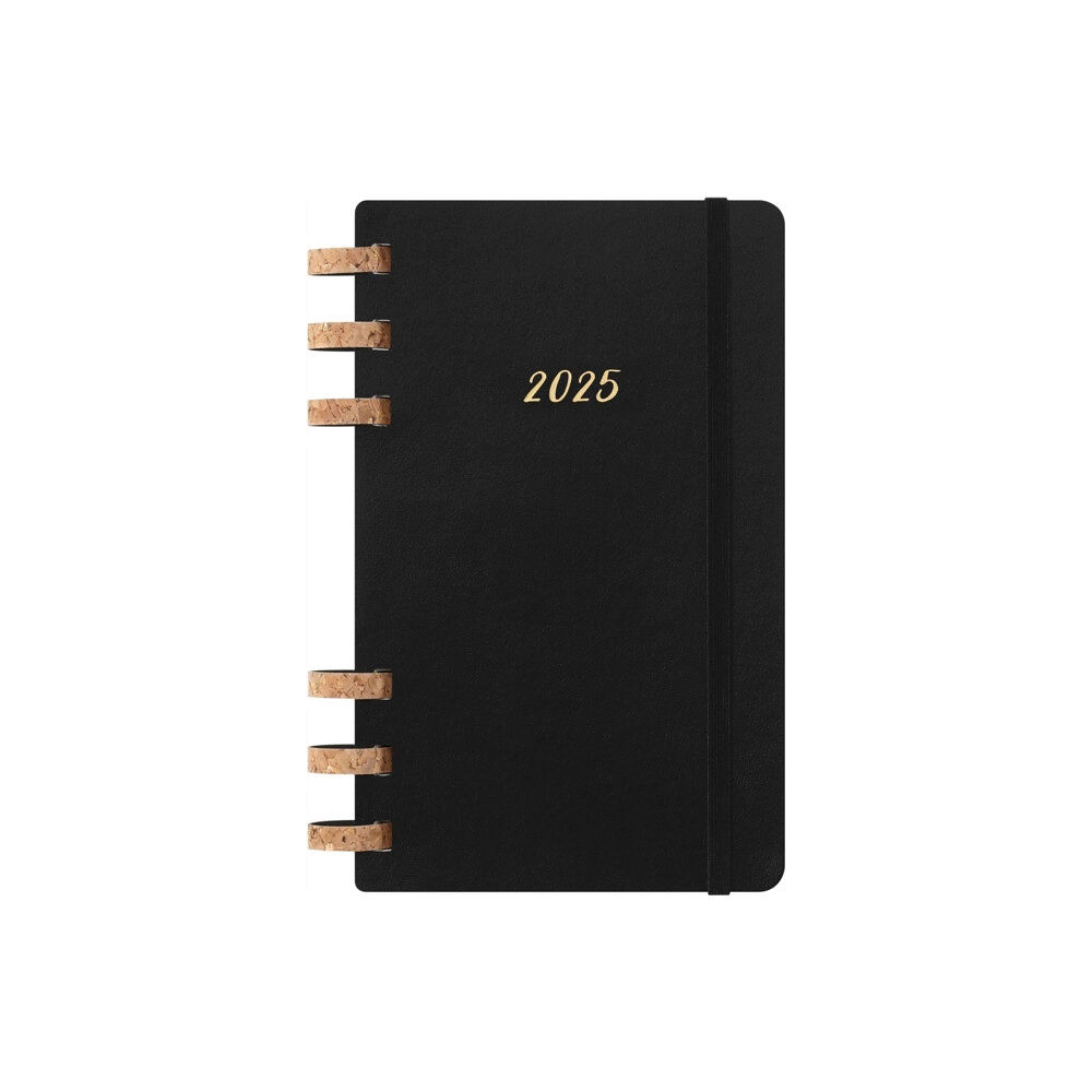 Moleskine Moleskine 2025 12-Month Large Softcover Spiral Planner: Black