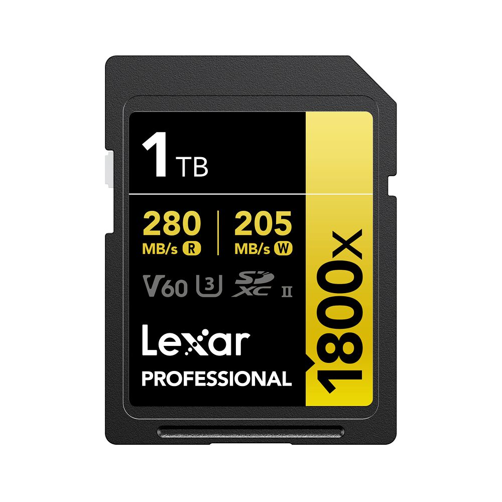 LEXAR Lexar SDXC Pro 1800x U3 UHS-II R280/W210 (V60) 1TB