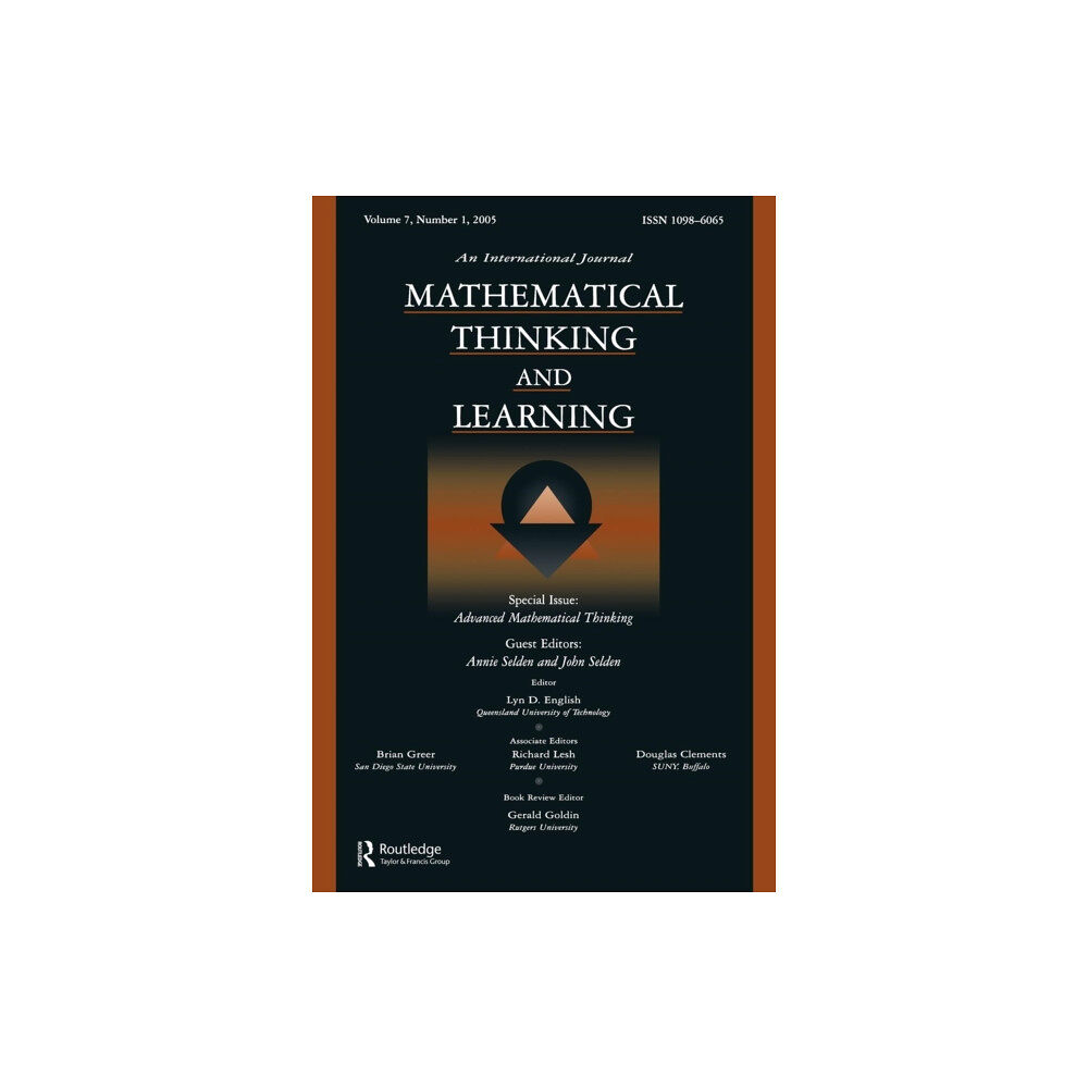 Taylor & francis inc Advanced Mathematical Thinking (häftad, eng)