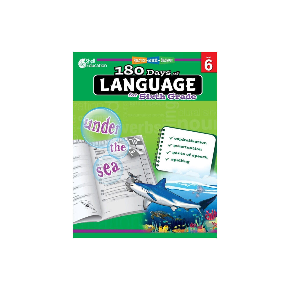 Shell Educational Publishing 180 Days™: Language for Sixth Grade (häftad, eng)