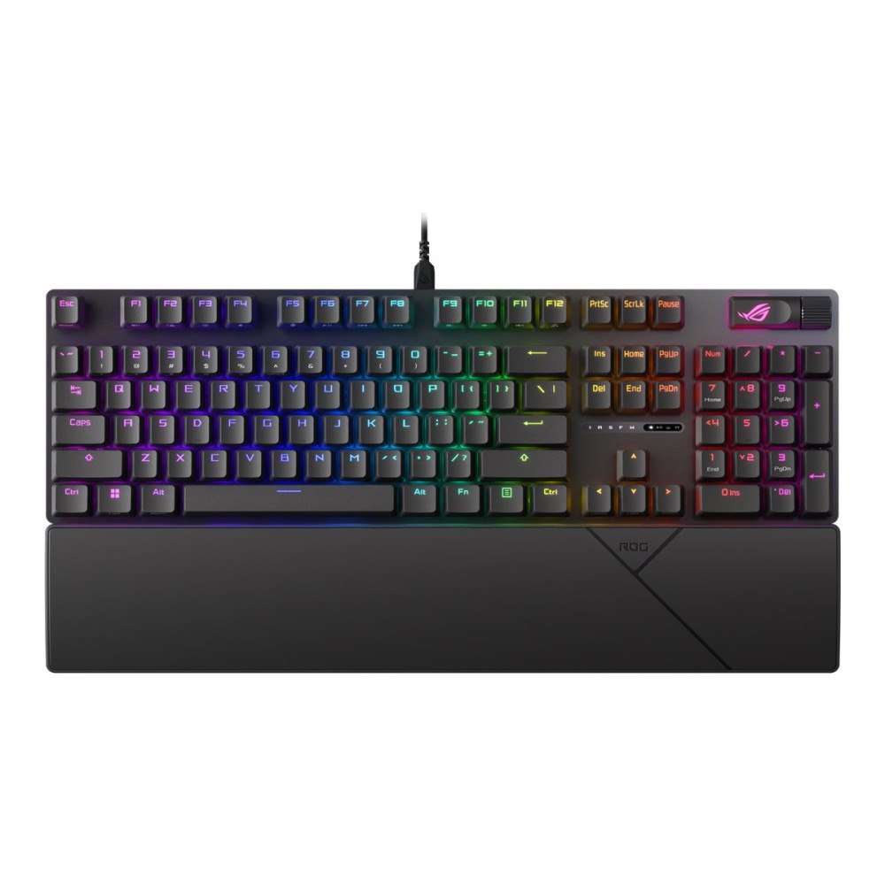 ASUSTeK COMPUTER ASUS ROG Strix Scope II NX - tangentbord - 100% full size - svart Inmatningsenhet