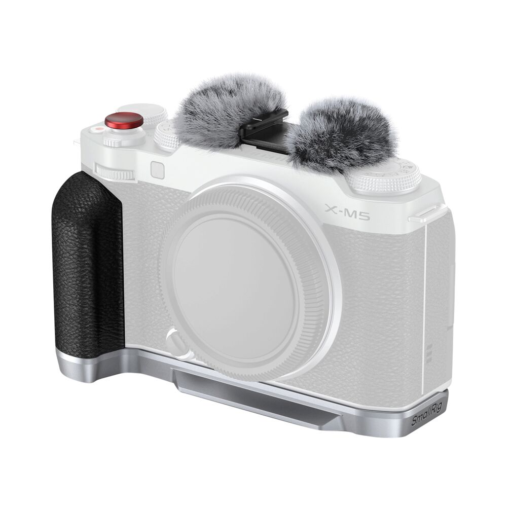 SMALLRIG SmallRig 4875 L-Shape Mount Plate with Silicone Handle for FUJIFILM X-M5 Sliver