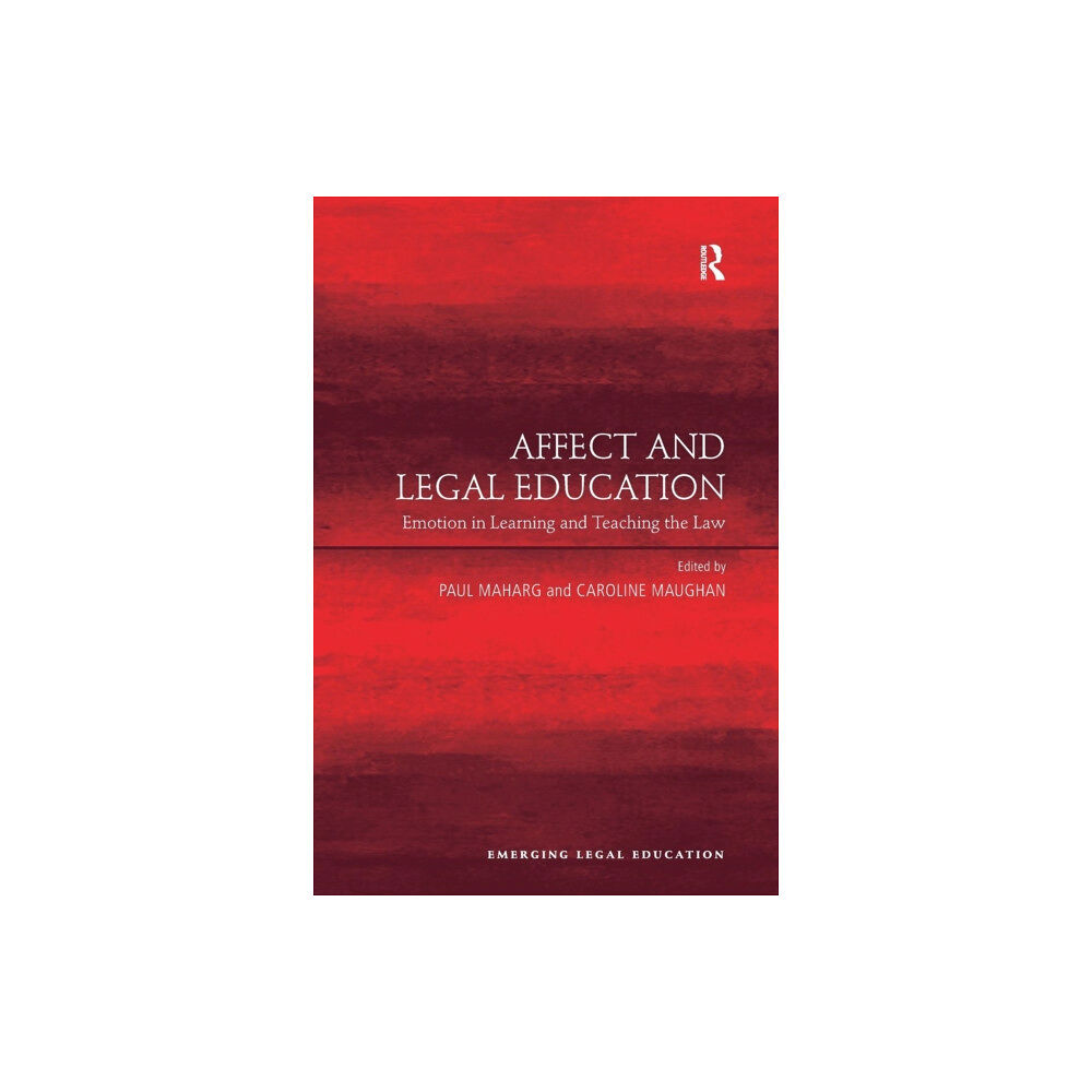 Taylor & francis ltd Affect and Legal Education (häftad, eng)