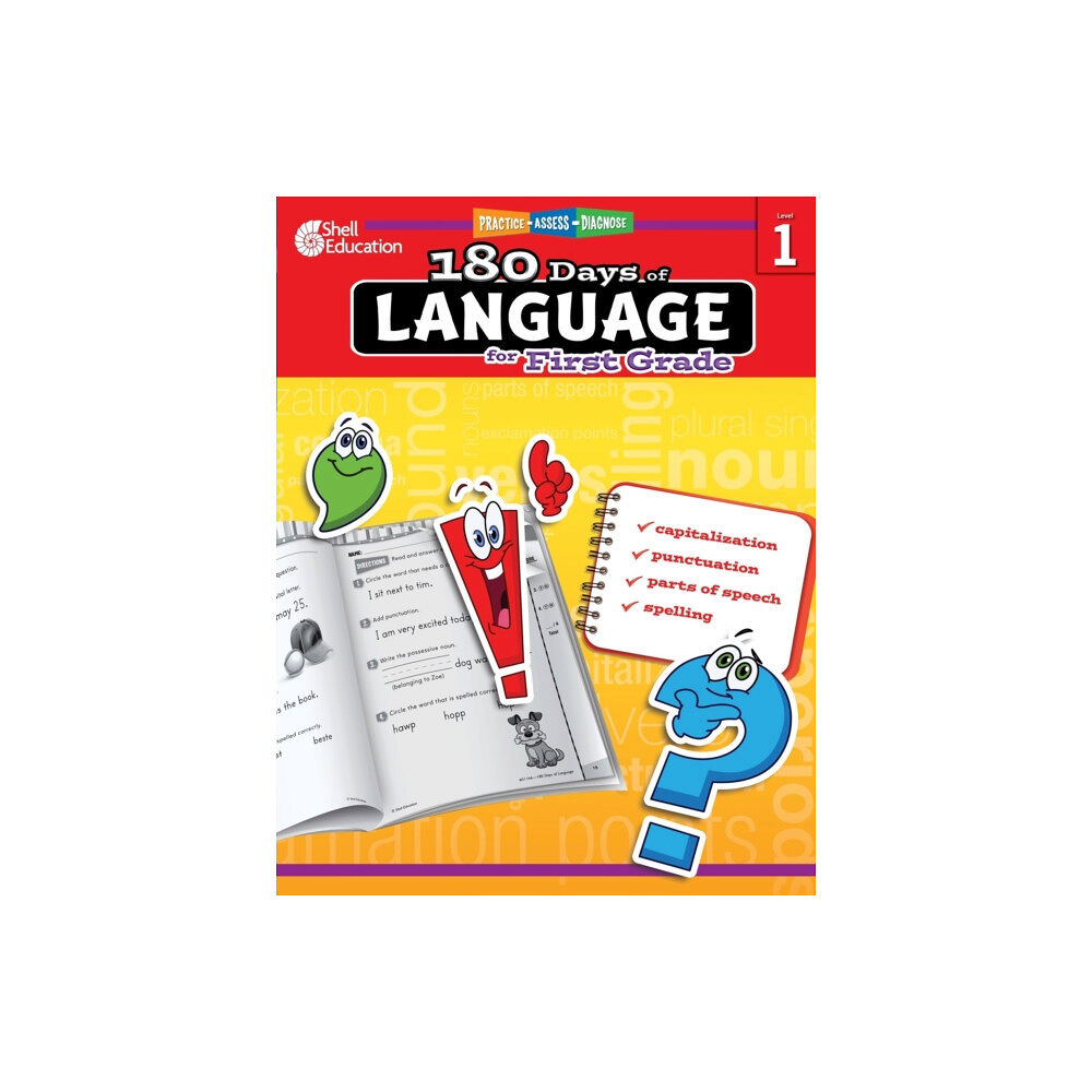 Shell Educational Publishing 180 Days™: Language for First Grade (häftad, eng)