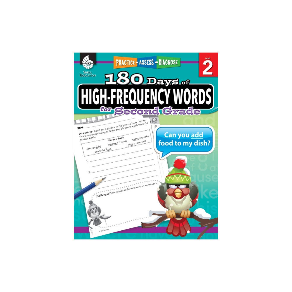 Shell Educational Publishing 180 Days™: High-Frequency Words for Second Grade (häftad, eng)