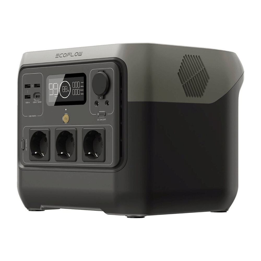 EcoFlow EcoFlow RIVER 2 Pro - bärbar kraftstation - 800 watt - LiFePO4 - 768 Wh