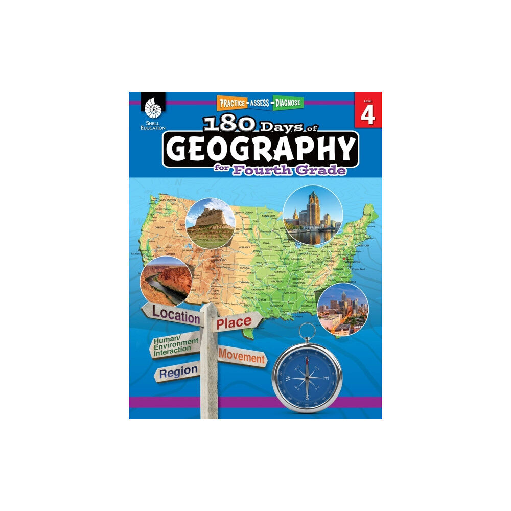 Shell Educational Publishing 180 Days™: Geography for Fourth Grade (häftad, eng)