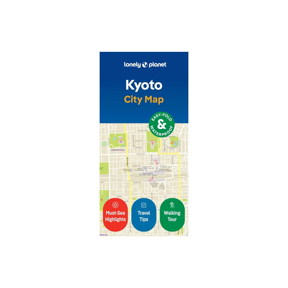 Lonely Planet Global Limited Lonely Planet Kyoto City Map