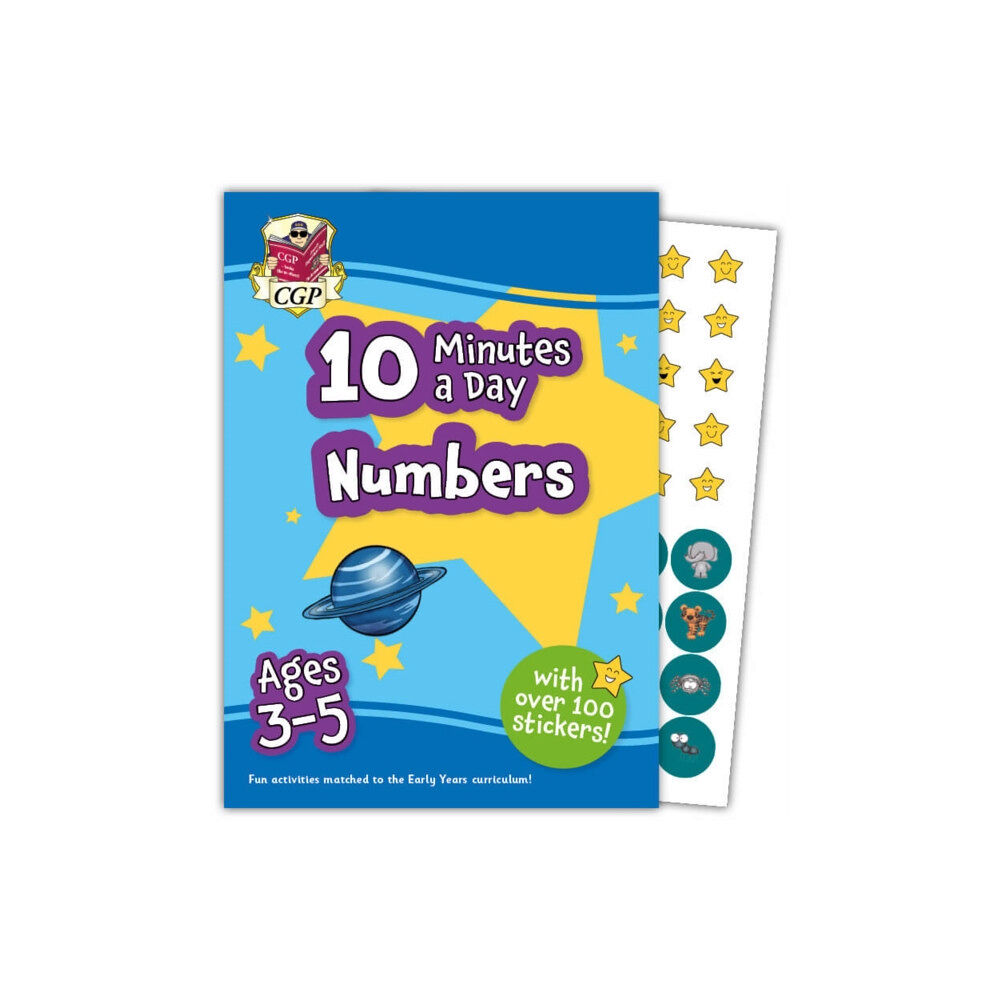 Coordination Group Publications Ltd (CGP) 10 Minutes a Day Numbers for Ages 3-5 (with over 100 stickers) (häftad, eng)