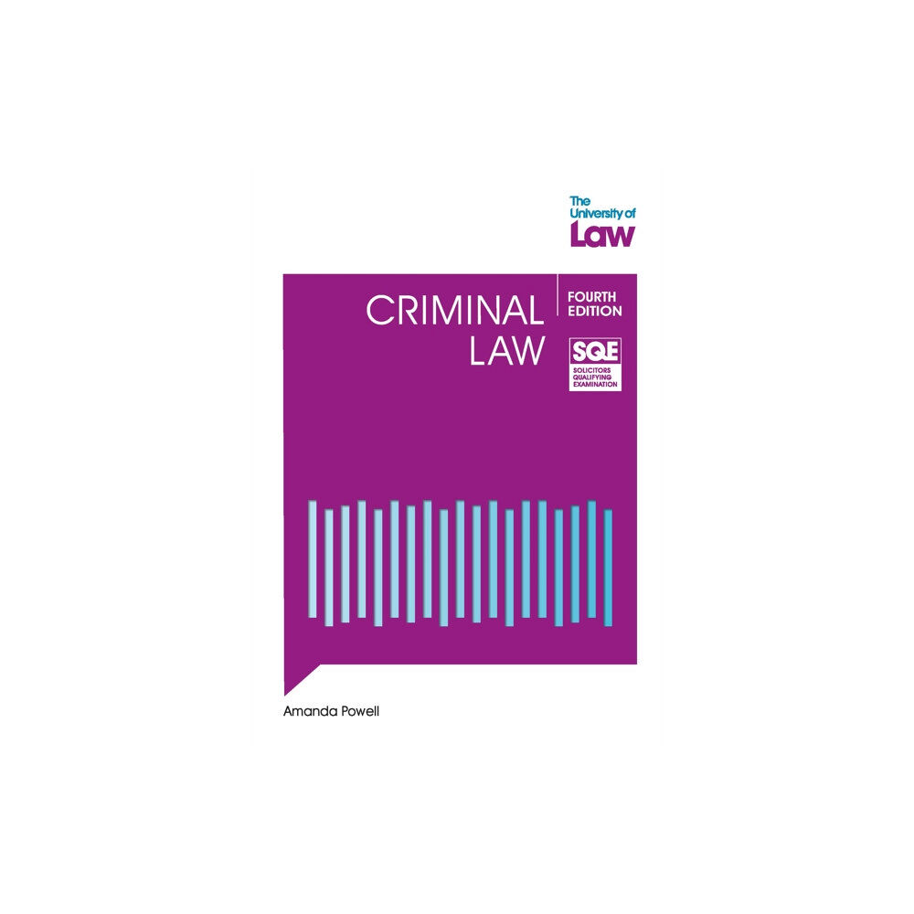 The University of Law Publishing Limited SQE - Criminal Law 4e (häftad, eng)