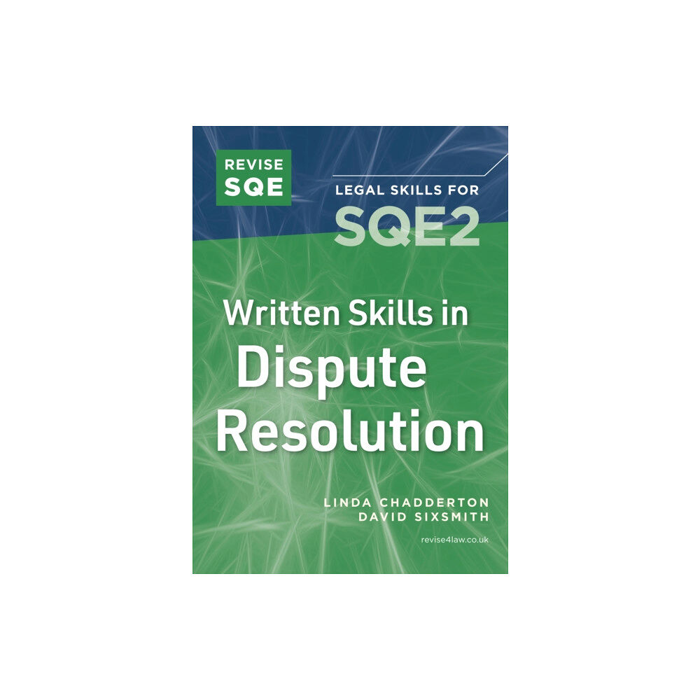 Fink Publishing Ltd Revise SQE Written Skills for SQE2: Questions & Answers in Dispute Resolution (häftad, eng)