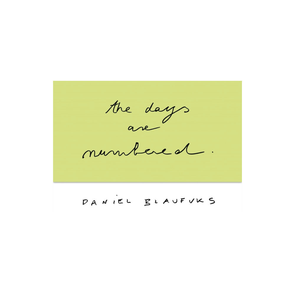 Jean Boite editions The Days Are Numbered (inbunden, eng)