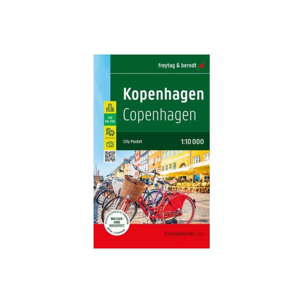 Freytag-Berndt Copenhagen, City Pocket Map 1:10.000
