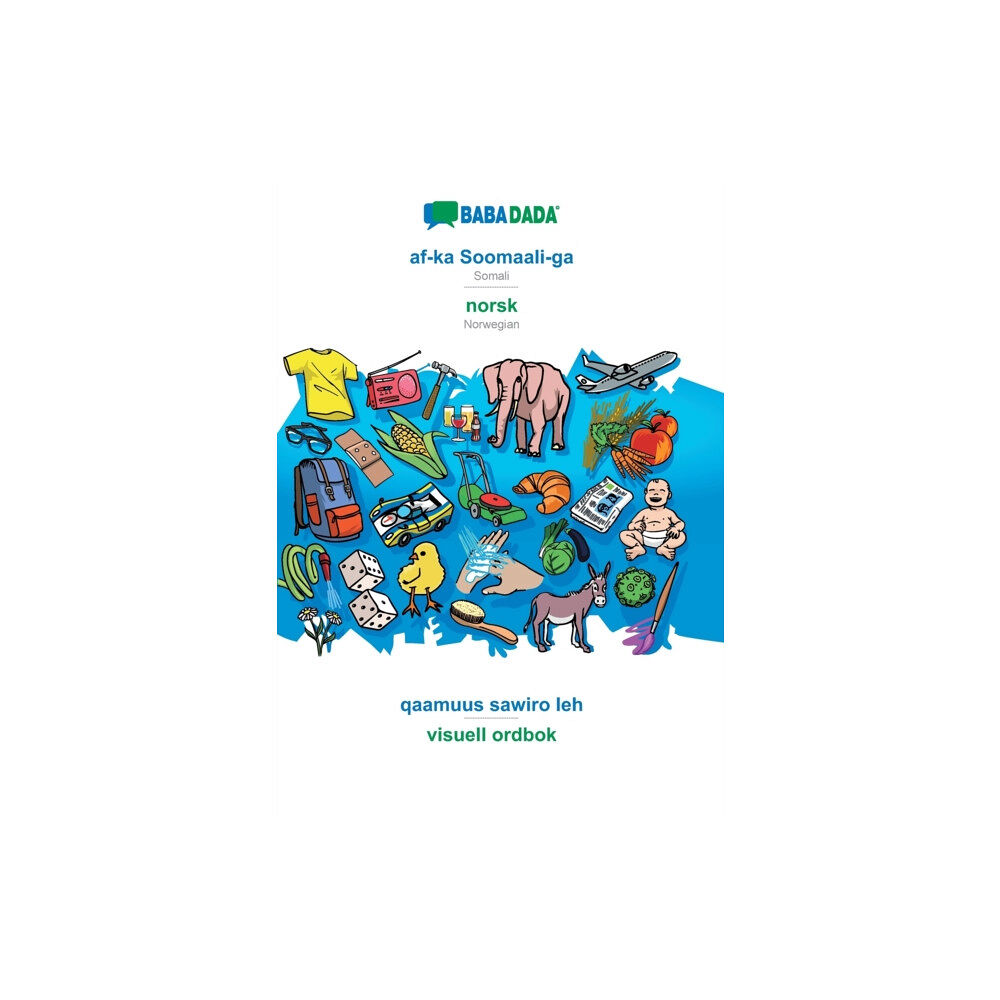 Babadada af-ka Soomaali-ga - norsk (bokmal), qaamuus sawiro leh (häftad, som)