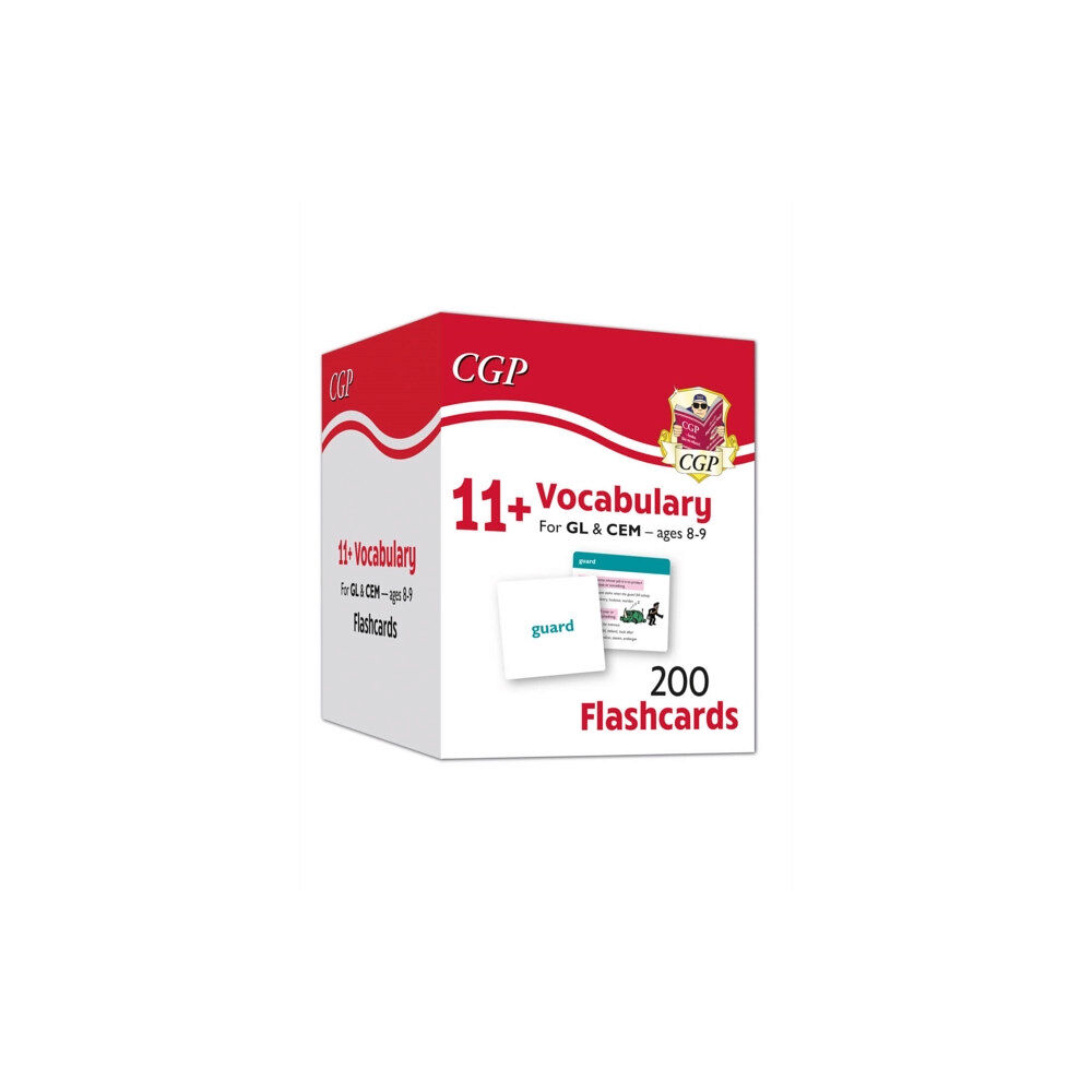 Coordination Group Publications Ltd (CGP) 11+ Vocabulary Flashcards for Ages 8-9 - Pack 1 (inbunden, eng)
