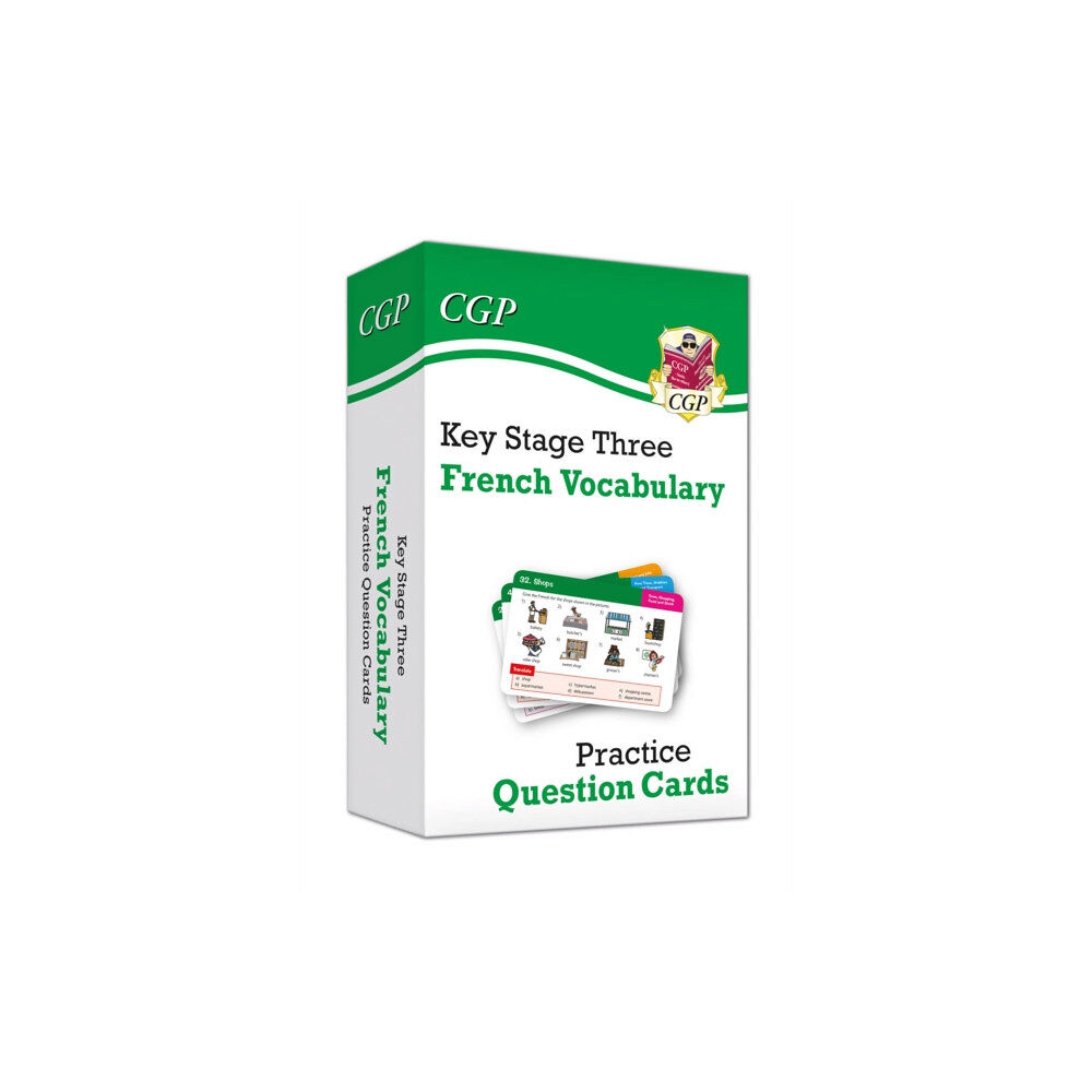Coordination Group Publications Ltd (CGP) KS3 French: Vocabulary Practice Question Cards (inbunden, eng)