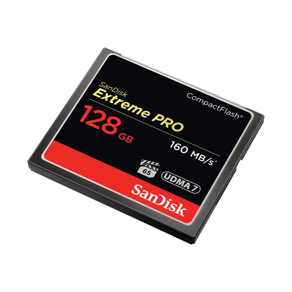 SANDISK SanDisk Extreme PRO - flash-minneskort - 128 GB - CompactFlash
