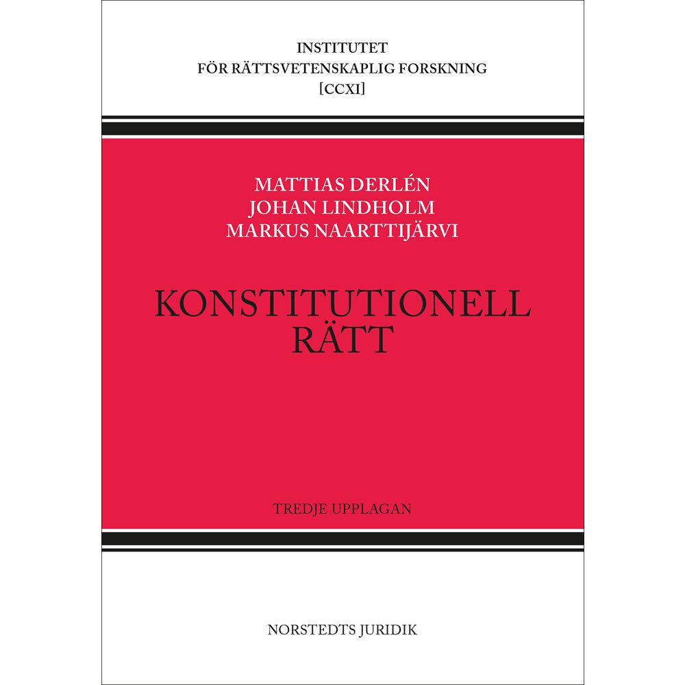 Mattias Derlén Konstitutionell rätt (häftad)