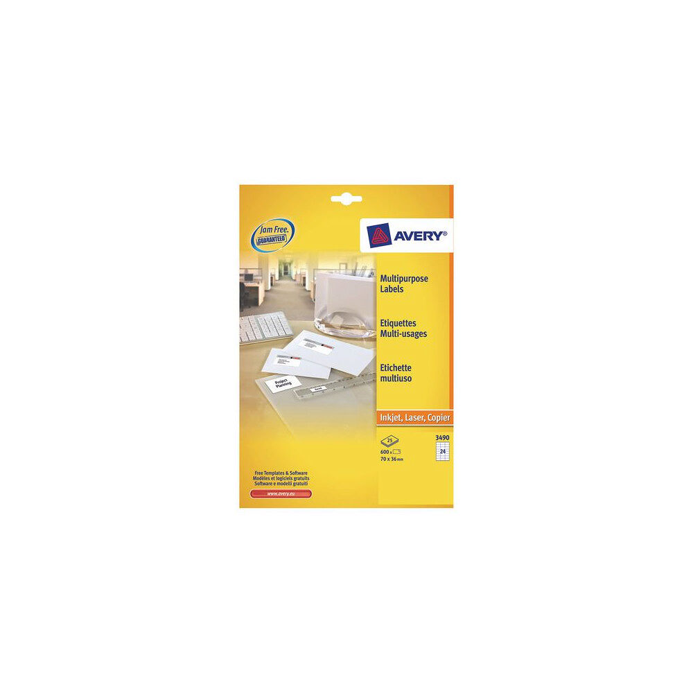 AVERY Etikett AVERY Premium 70x33,8mm 2400/fp