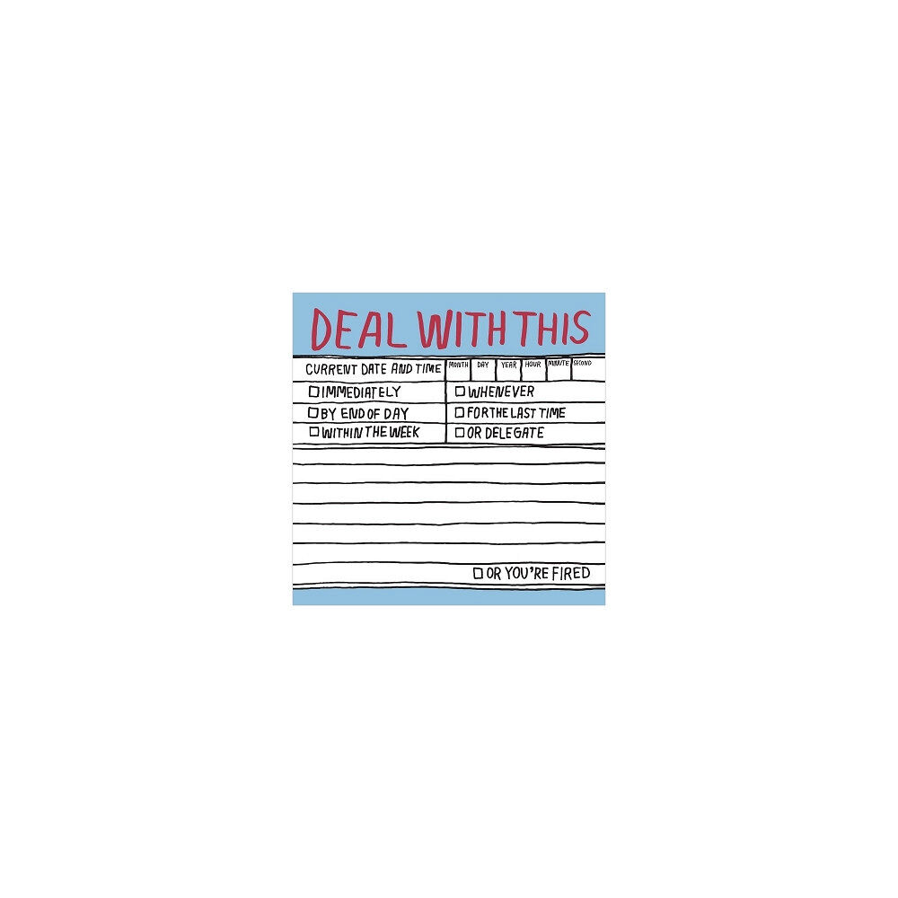 Knock Knock Knock Knock Deal With This Hand Lettered Sticky Note (häftad, eng)