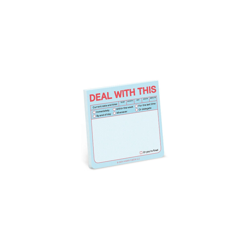 Knock Knock Knock Knock Deal with This Sticky Note (Pastel Edition) (häftad, eng)