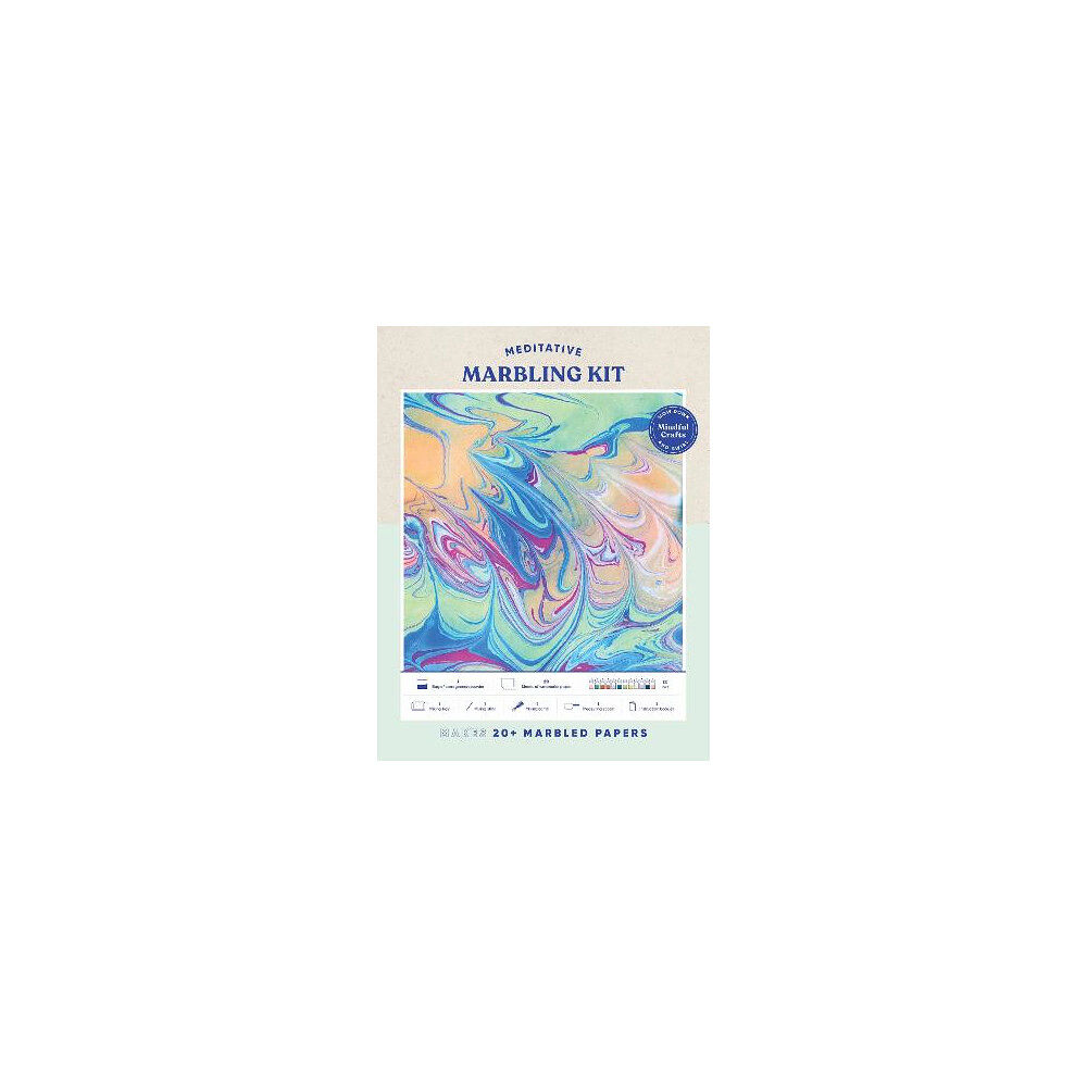 Chronicle Books Mindful Crafts: Meditative Marbling Kit (häftad, eng)