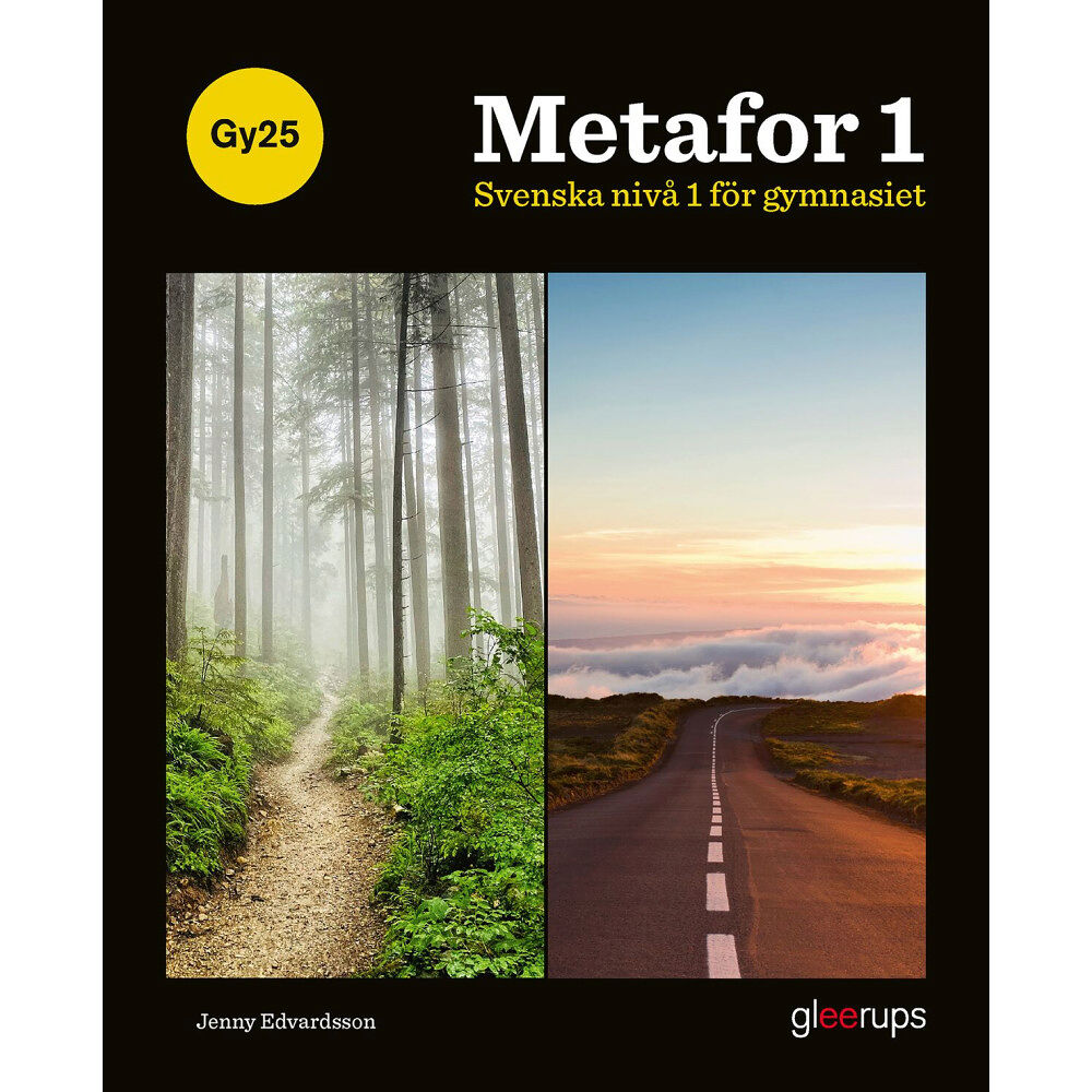 Jenny Edvardsson Metafor svenska 1, bok, Gy25 (bok, board book)