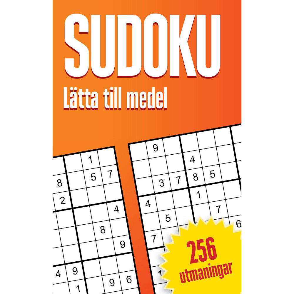 Legind A/S Sudoku : lätta till medel, 256 utmaningar (häftad)