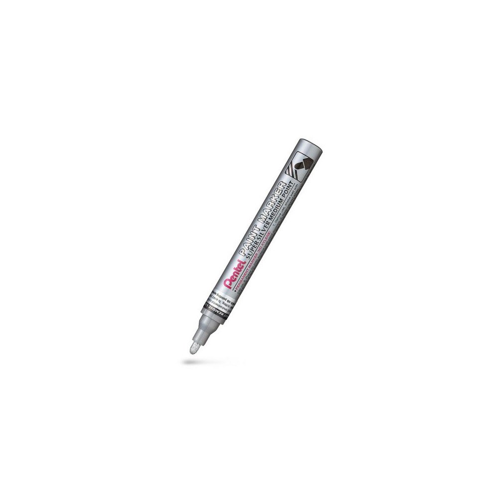 Pentel Märkpenna PENTEL Paint Marker rund silv.