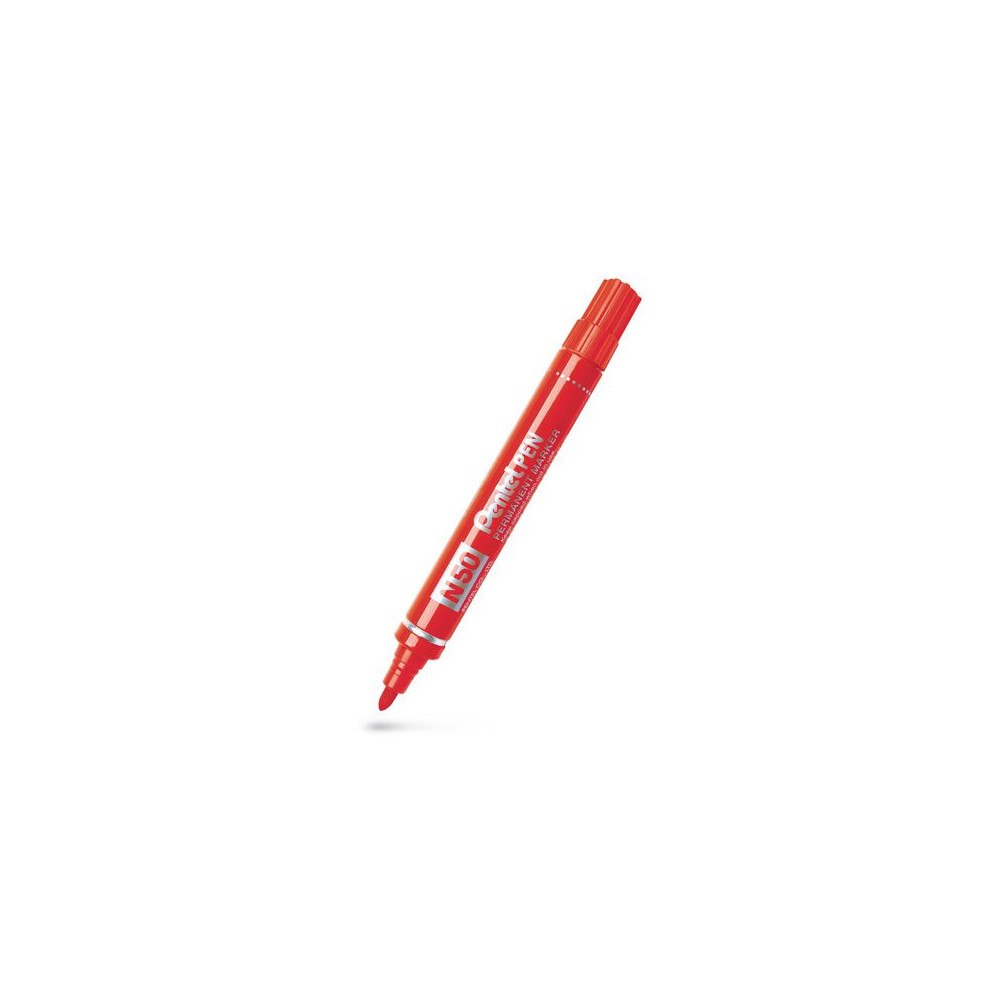 Pentel Märkpenna perm. PENTEL N50 rund röd