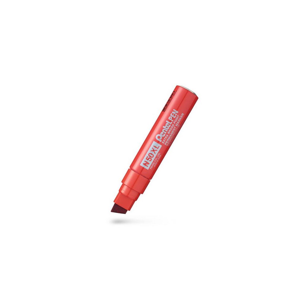 Pentel Märkpenna perm. PENTEL N50XL sned röd