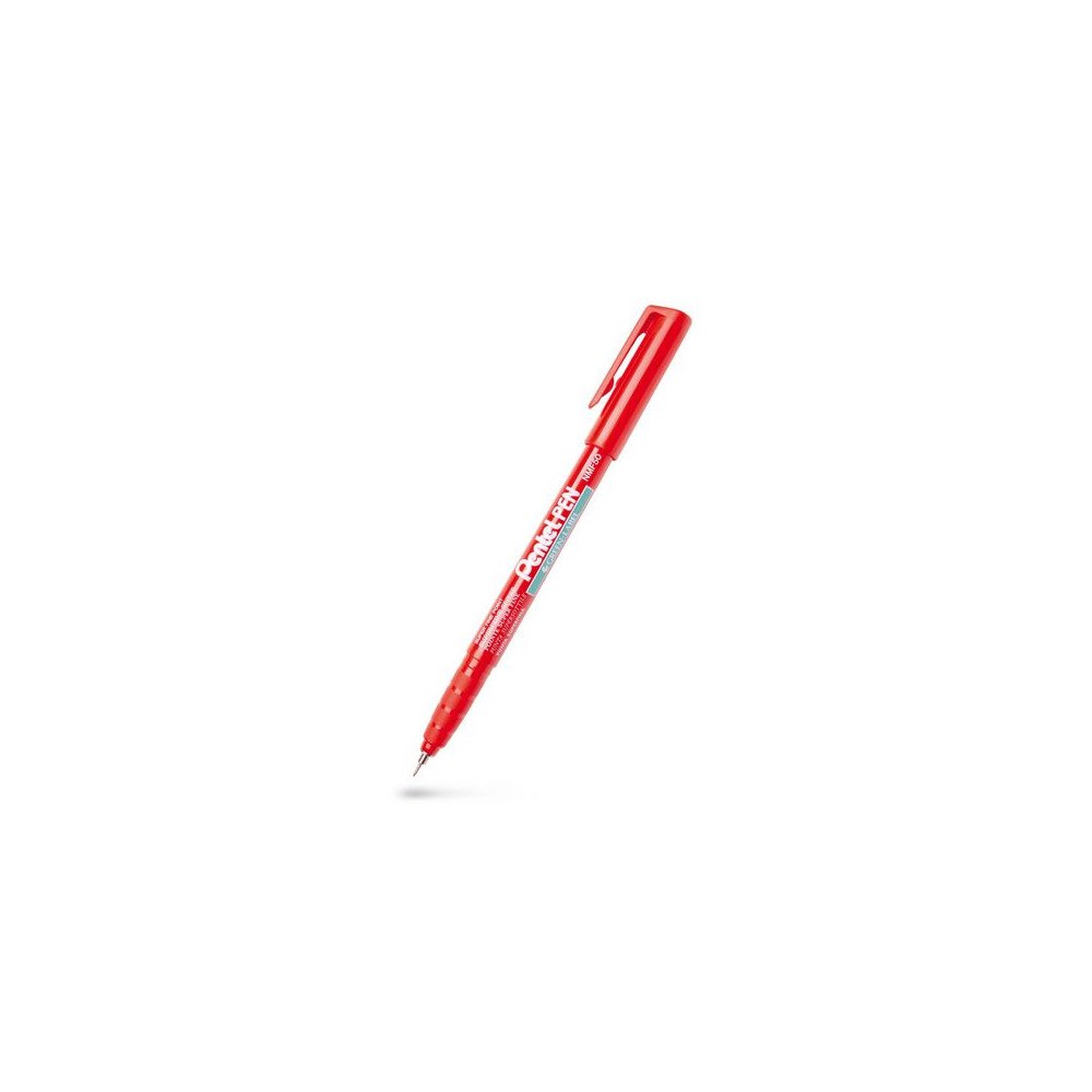 Pentel Märkpenna perm. PENTEL super fine röd