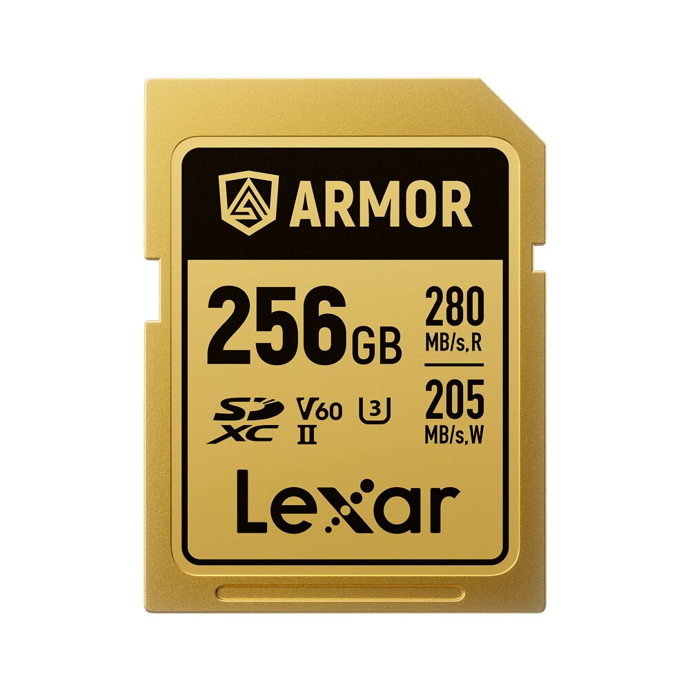 LEXAR Lexar SDXC ARMOR Gold UHS-II U3, Stainless Steel, IP68 R280/W210 (V60) 256GB
