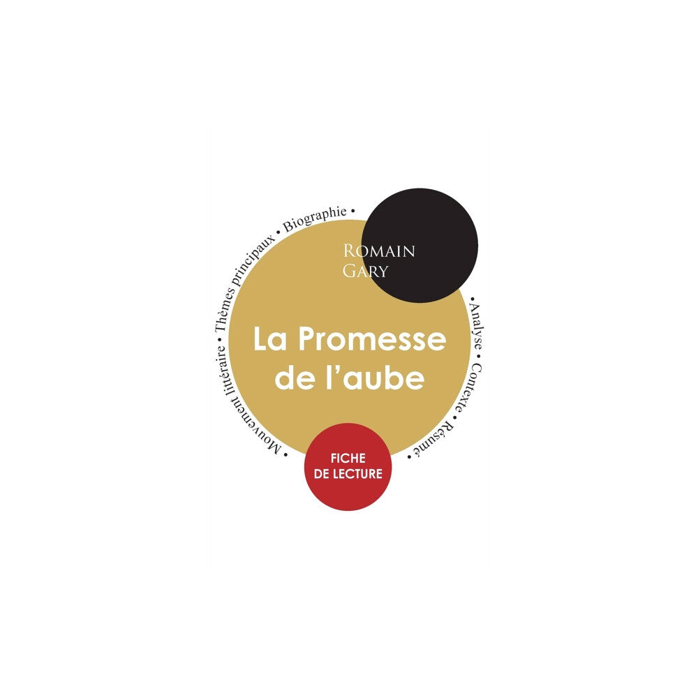 Paideia Education Fiche de lecture La Promesse de l'aube (Etude integrale) (häftad, fre)