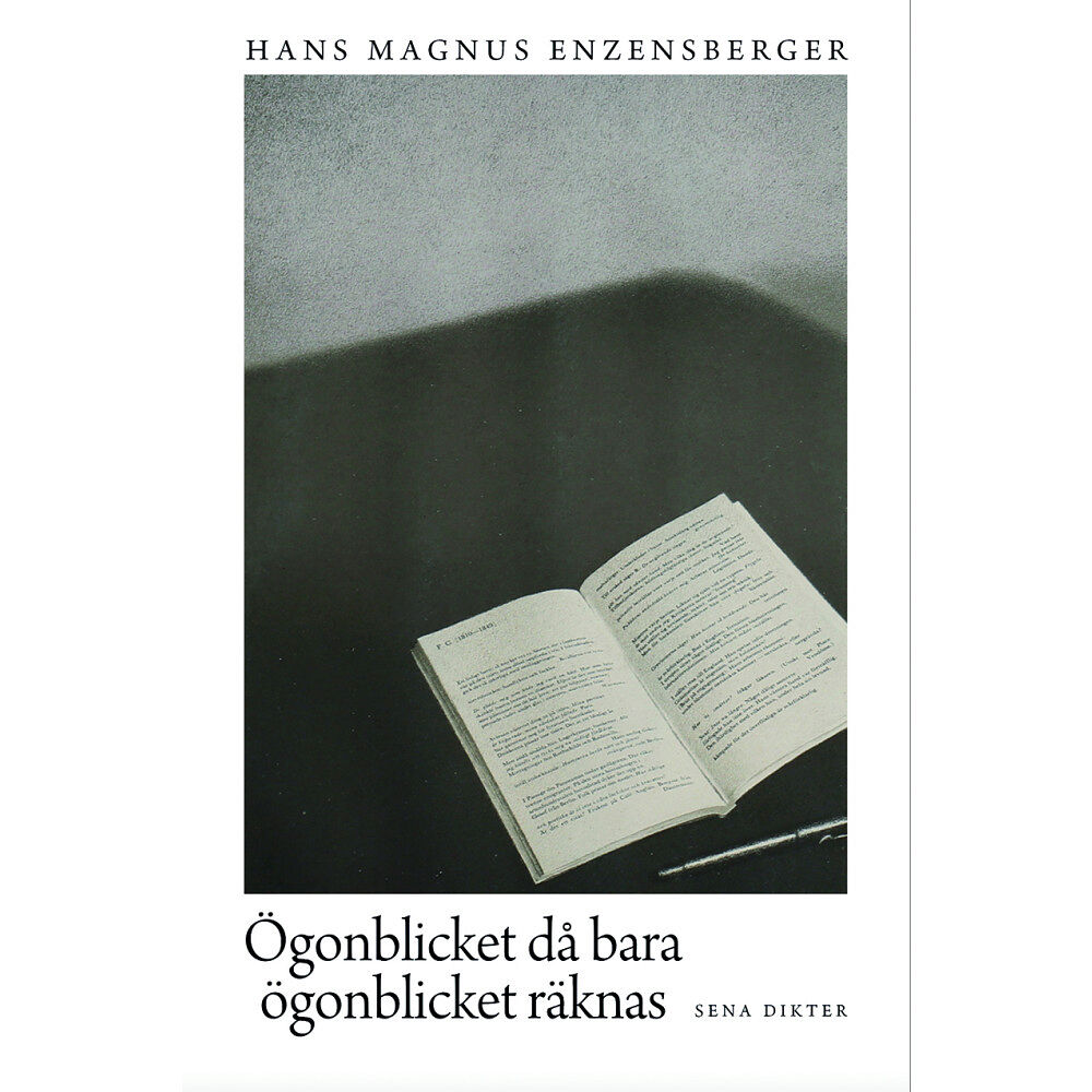 Hans Magnus Enzensberger Ögonblicket då bara ögonblicket räknas (bok, danskt band)