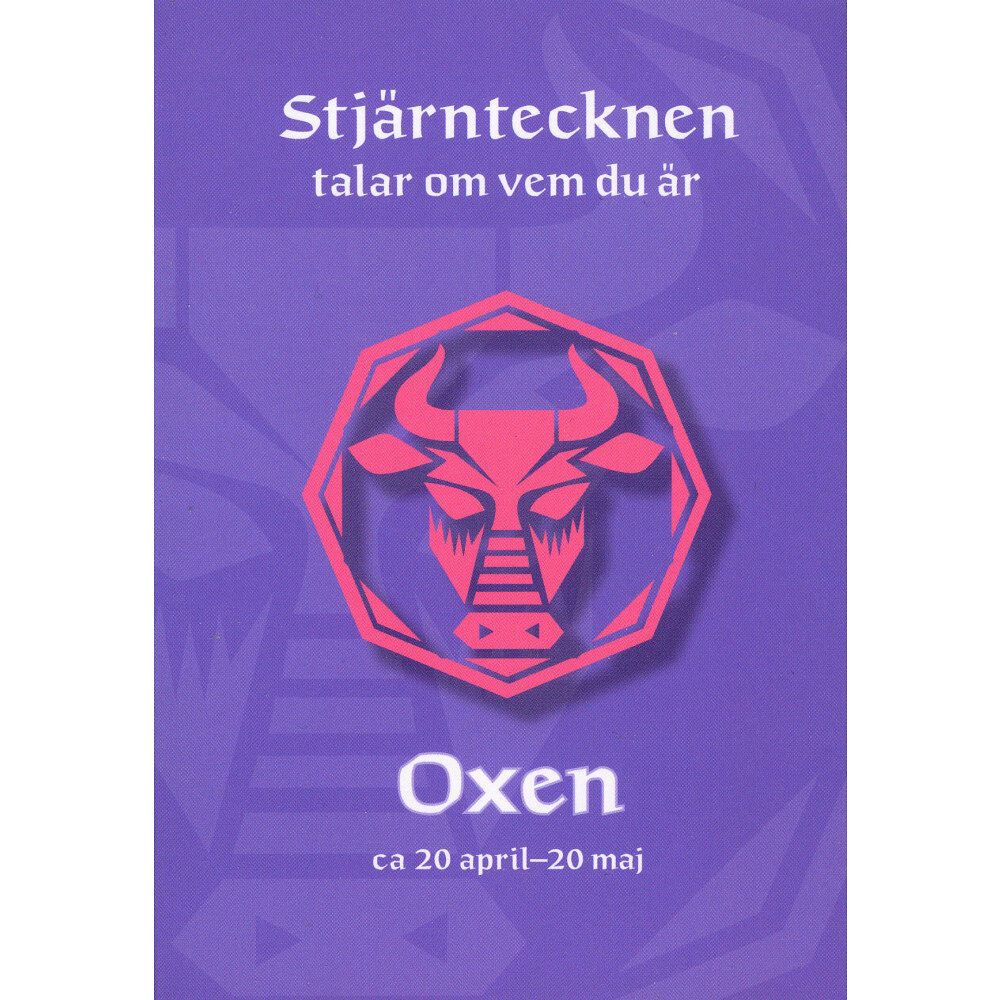 Giesela Melin Stjärntecknen talar om vem du är : oxen (häftad)