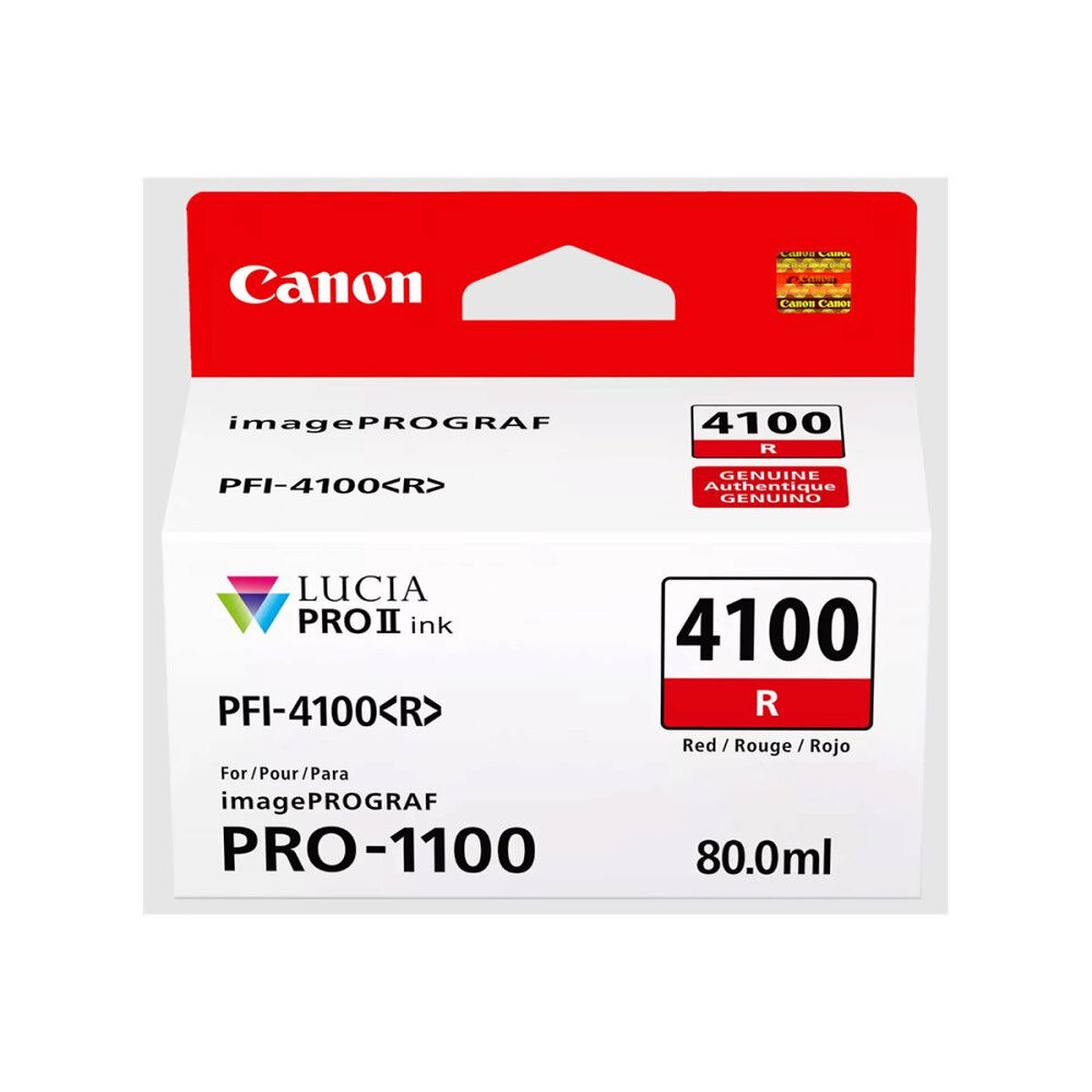 CANON Canon PFI-4100 R - röd - original - bläcktank