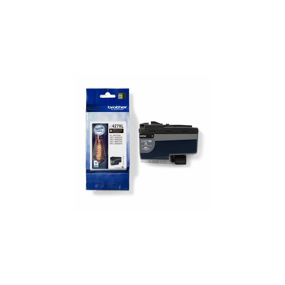 Brother Bläckpatron BROTHER LC427XLBK Svart