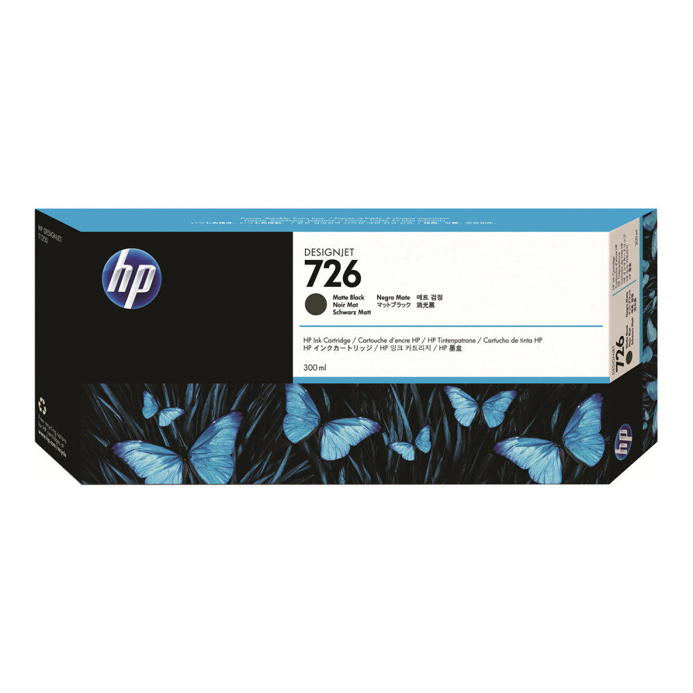 Hewlett-Packard HP 726 - mattsvart - original - DesignJet - bläckpatron