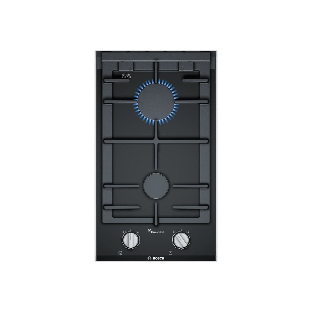 Bosch Bosch Serie | 8 PRB3A6B70 gasspis - 30 cm - borstad aluminium/svart - keramik