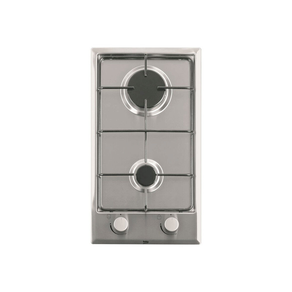 Beko Beko HDCG 32220 SX gasspis - 30 cm - med kanter i rostfritt stål