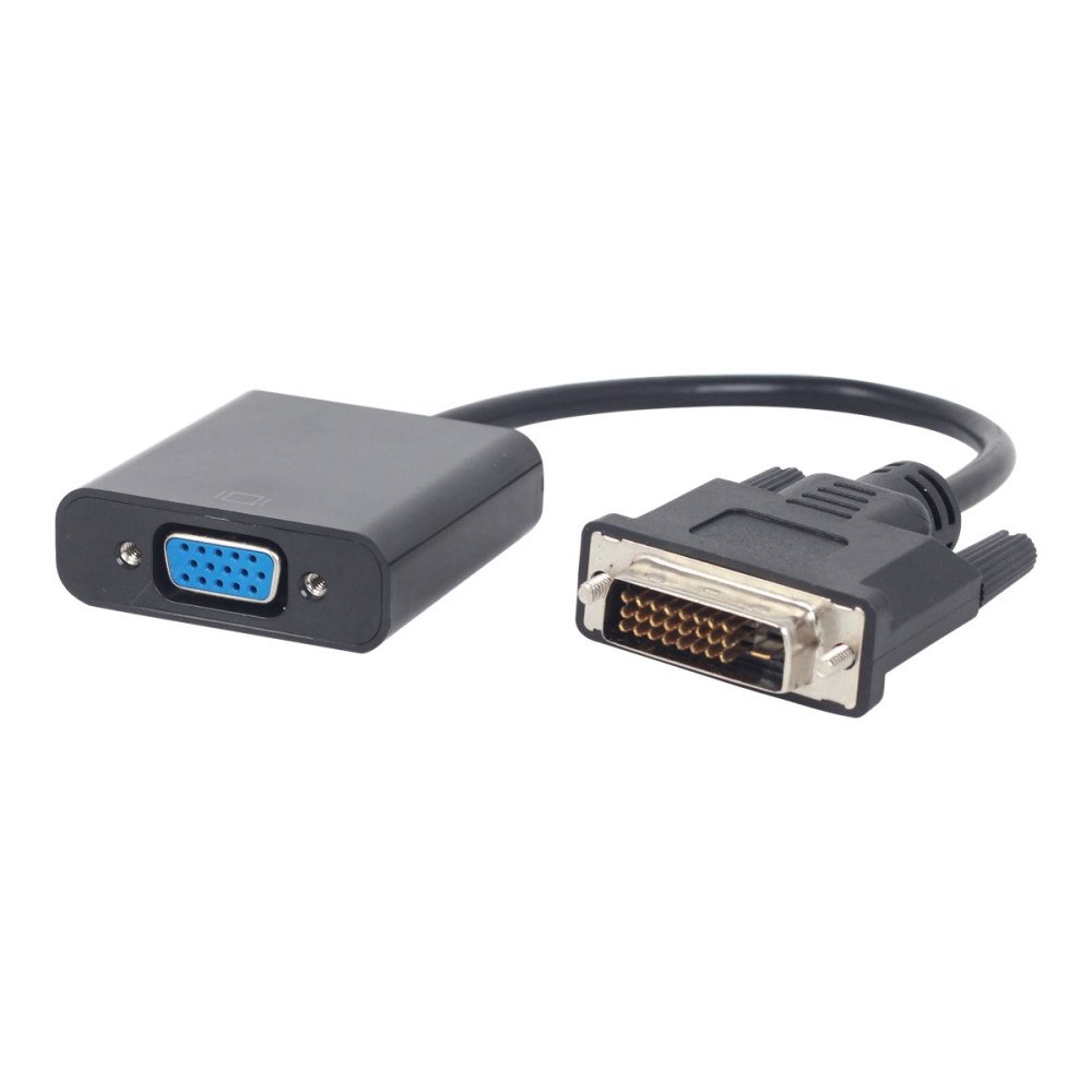 Gembird Cablexpert A-DVID-VGAF-01 - videokort - DVI / VGA - 20 cm
