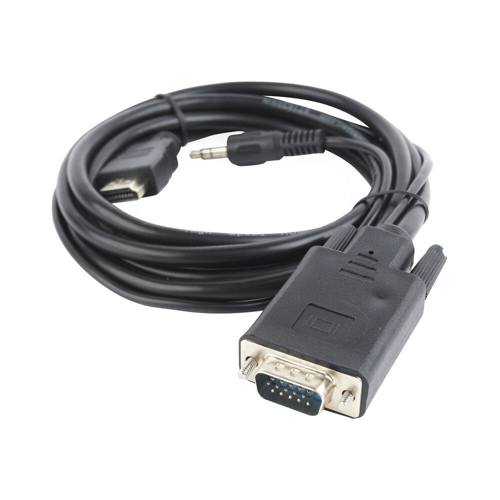 Gembird Cablexpert A-HDMI-VGA-03-10 - adapterkabel - HDMI/VGA/ljud - 3 m