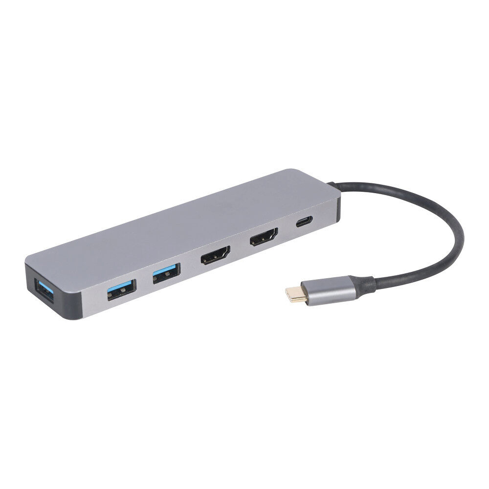 Gembird Cablexpert A-CM-COMBO3-03 - dockningsstation - USB-C 3.1 - 2 x HDMI