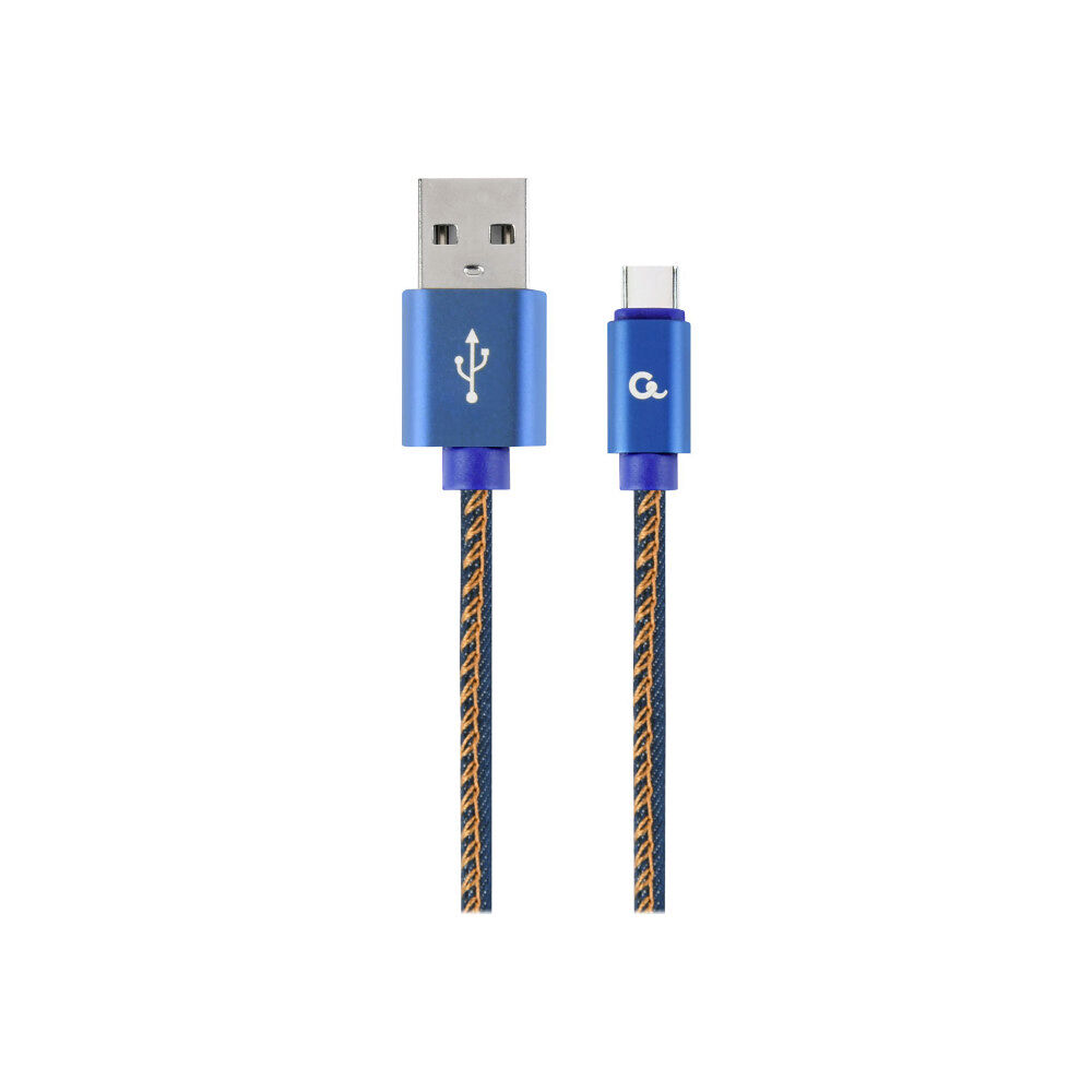 Gembird Cablexpert Premium Jeans - USB typ C-kabel - USB-C till USB - 2 m