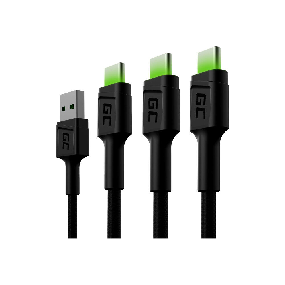 Green Cell Green Cell GC Ray - USB typ C-kabel - USB till 24 pin USB-C - 1.2 m