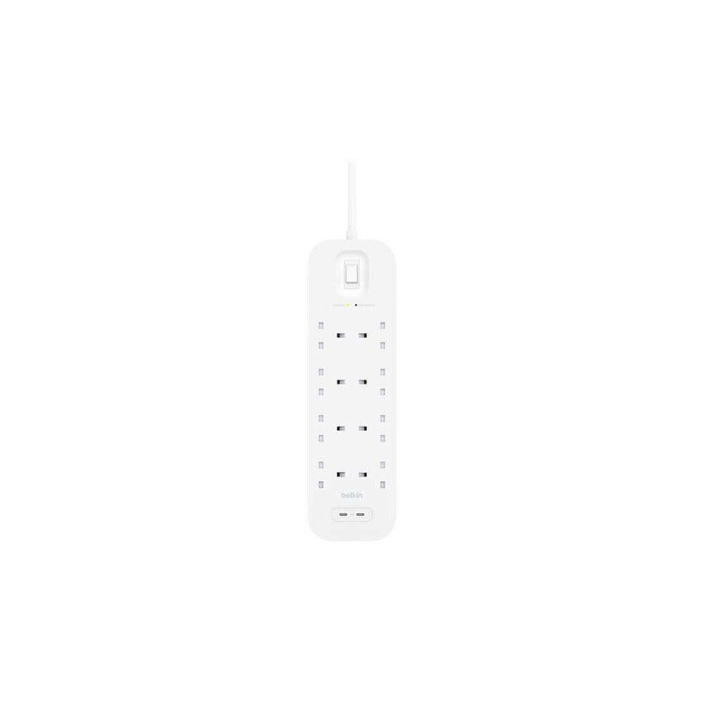 Belkin Belkin Connect - överspänningsskydd - med 2 USB-C-portar